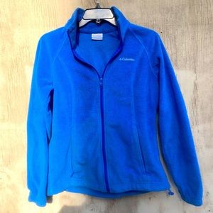 5/$20💛COLUMBIA Blue Zip Up Fleece